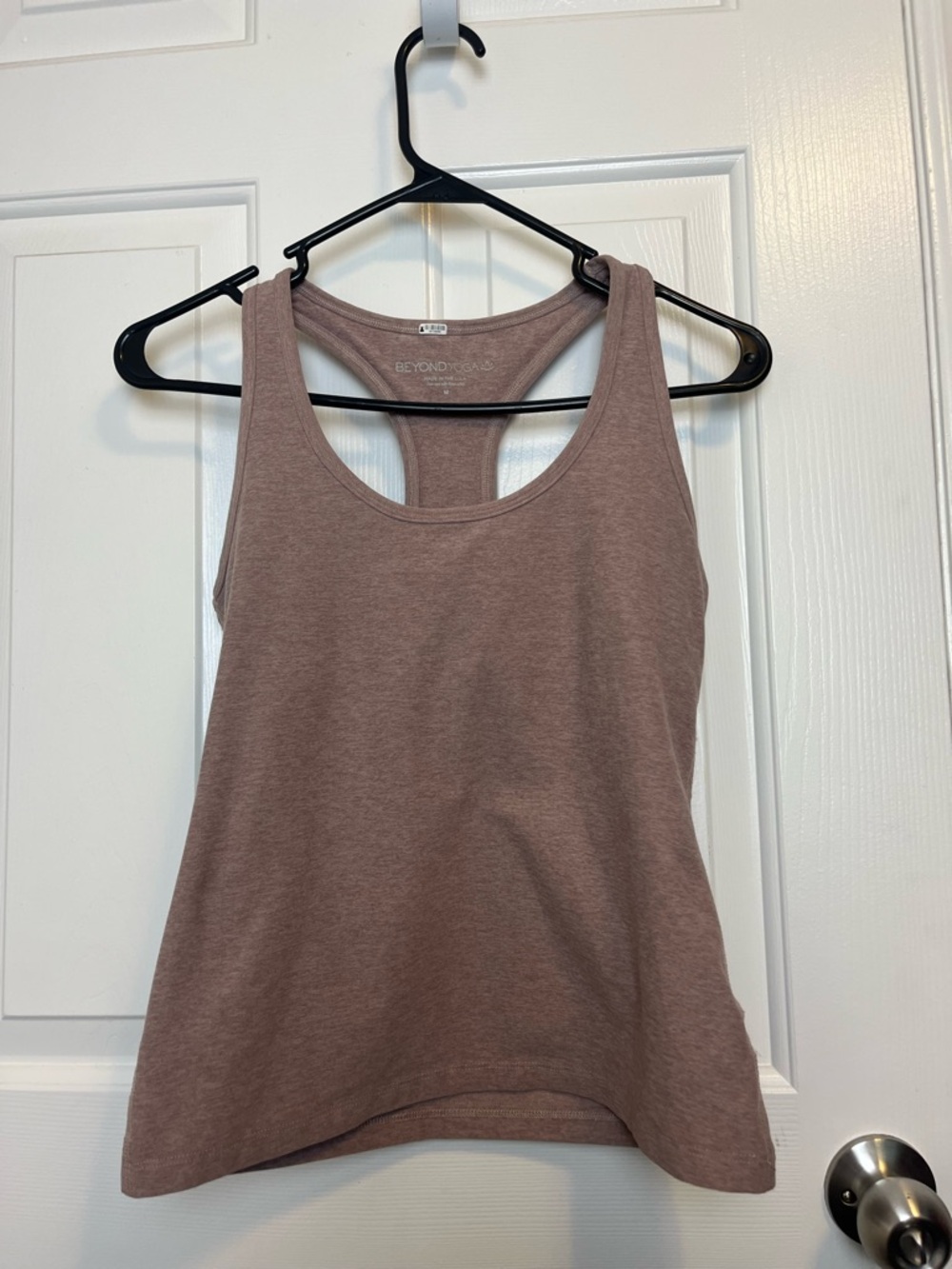 NWOT Beyond Yoga Dusty Mauve Racerback Tank